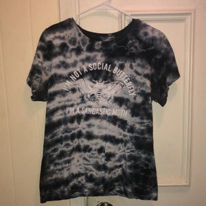 "I am not a social butterfly" T-shirt